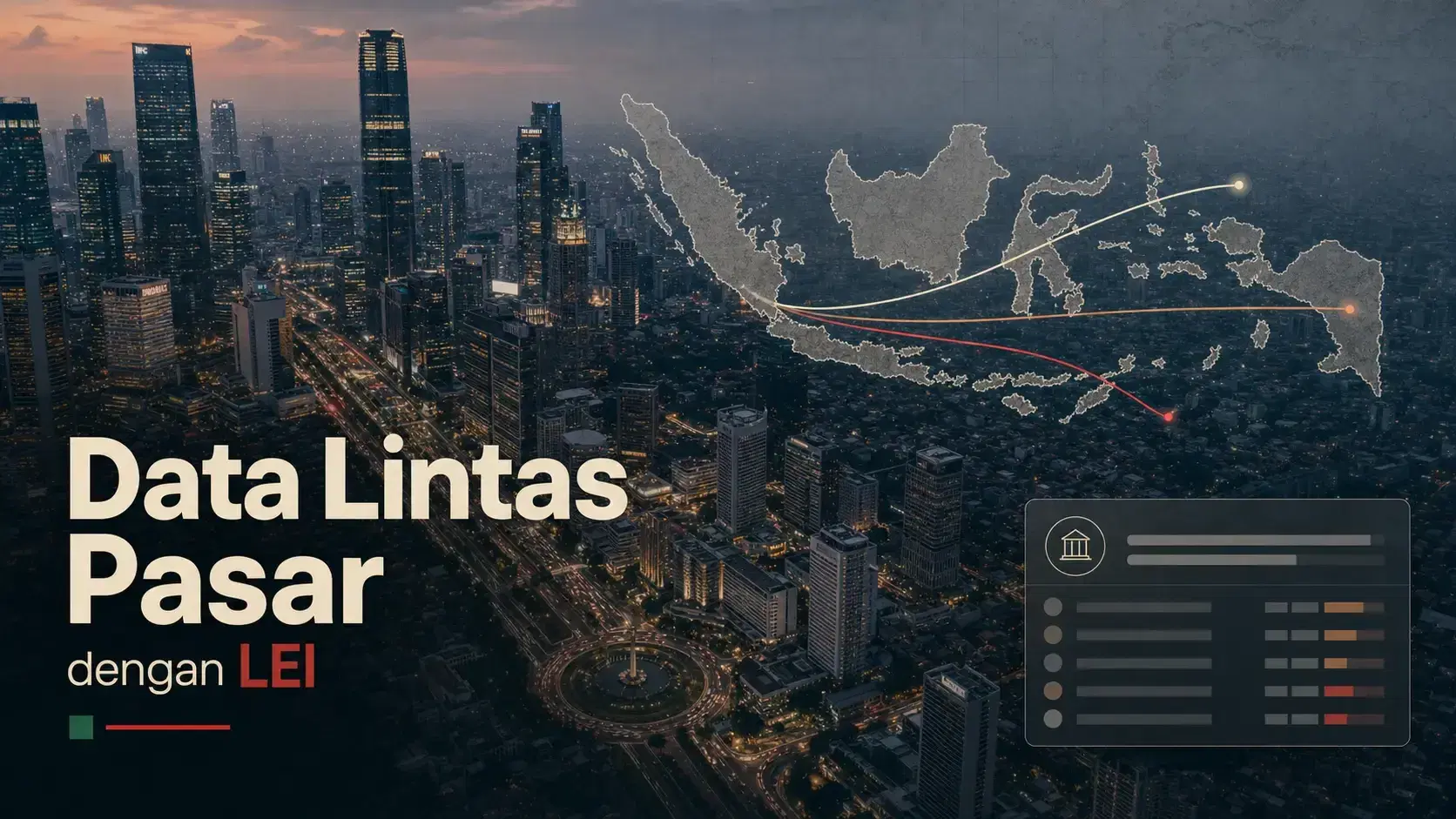 Data LEI lintas pasar.
